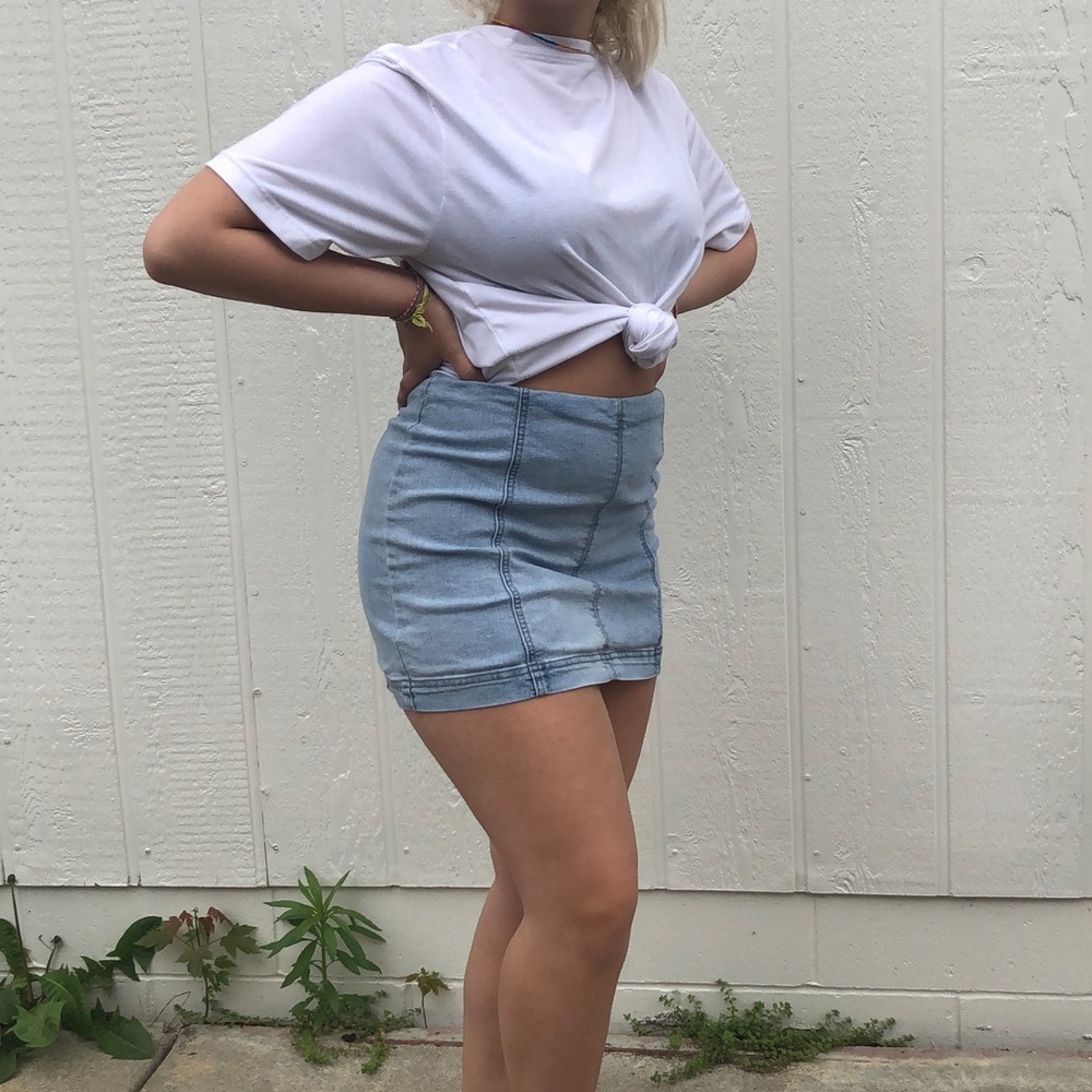 Wild fable jean skirt